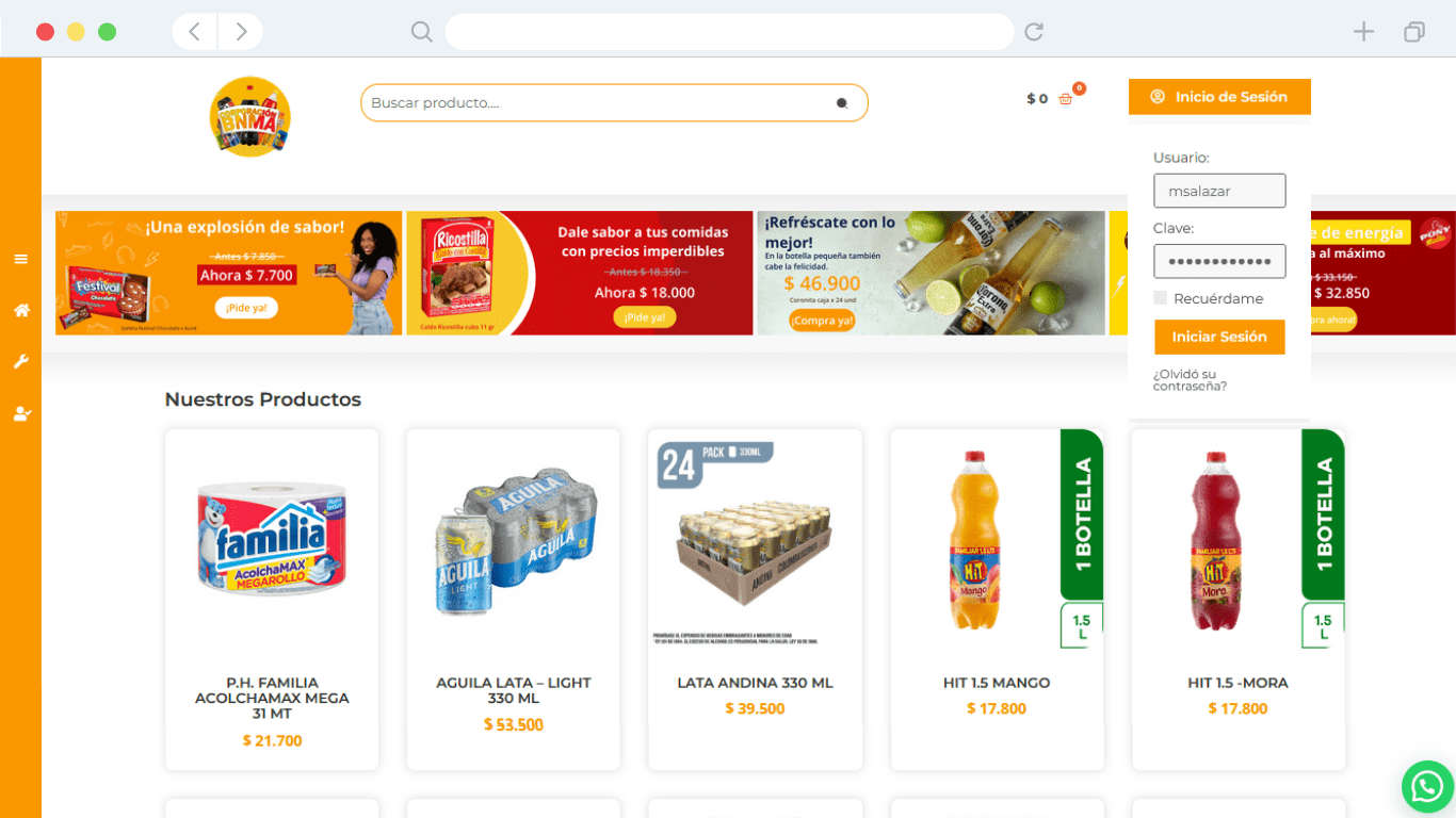 E-COMMERCE Mi Market